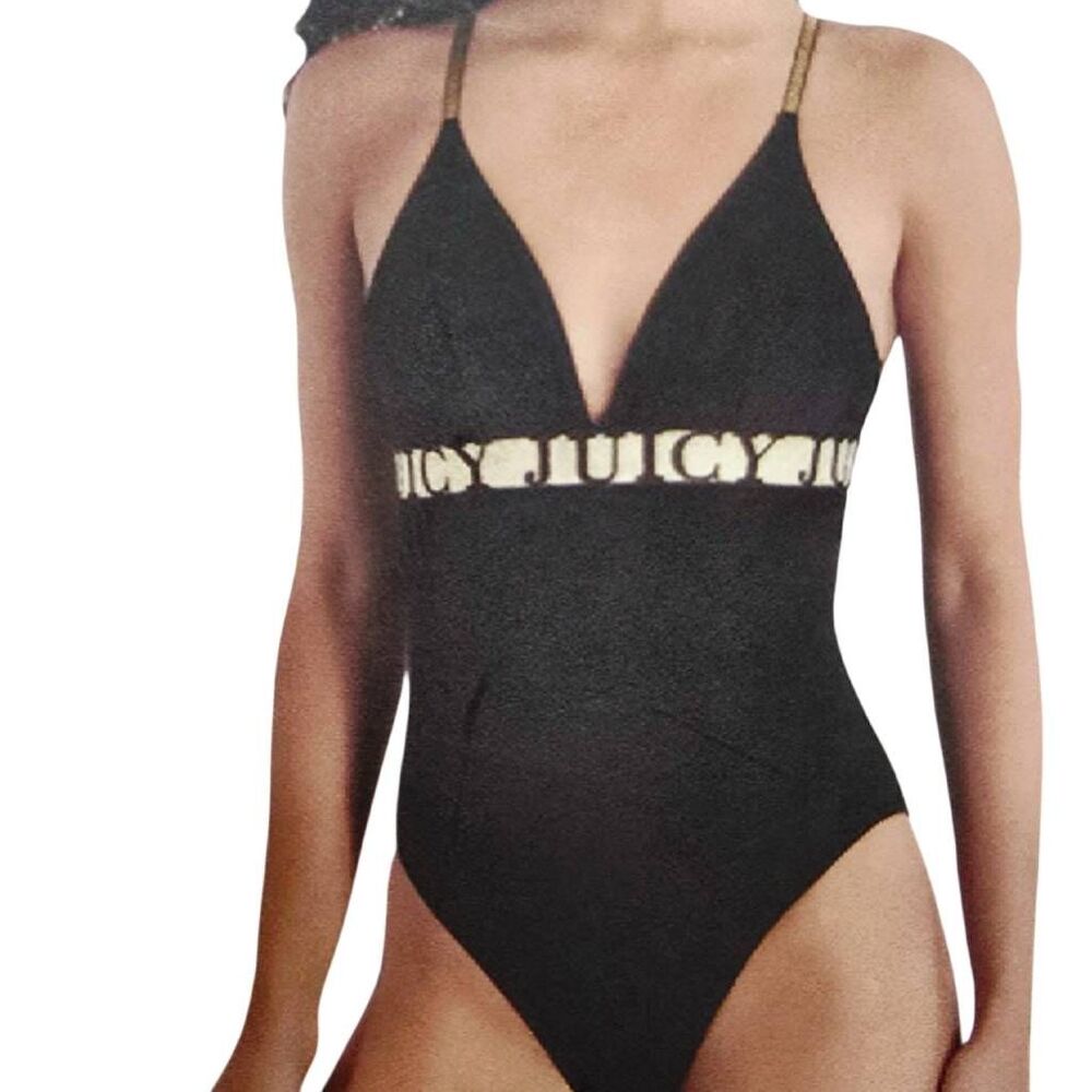 Juicy Couture Logo Velvet Bodysuit - Picture 2 of 5